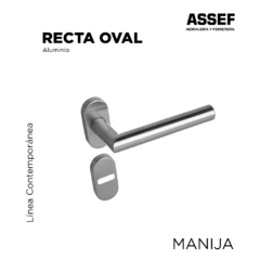 Manija Recta Oval | Doble Balancin