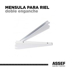 Mensula para Riel | Doble enganche