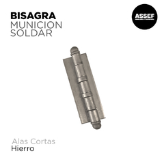 Bisagra Municion Soldar | Alas Cortas