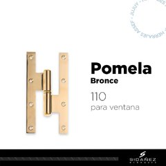 Pomela de Bronce - 110 x 60 (Ventana) | Pulida