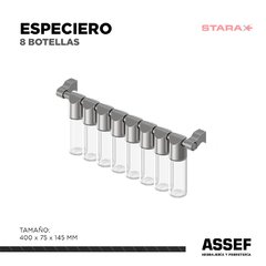 Especiero 8 Botellas | Linea Premium - comprar online