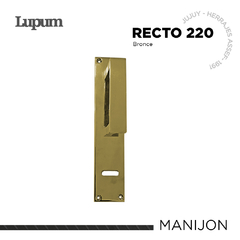 Manijón Recto 220 Pulido - comprar online