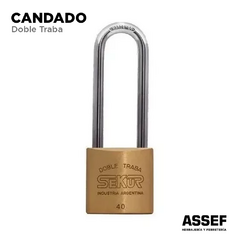 CANDADO SEKUR 40MM ARCO MEDIANO - comprar online