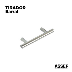 Tirador Manija Barral Acero Inox - comprar online