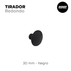 Tirador Redondo | Negro