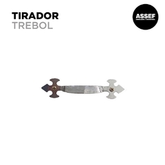 Tirador Trebol | Cromado