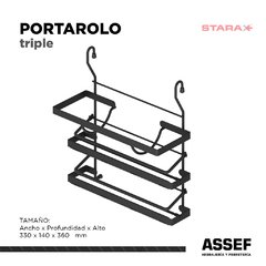 Portarollo Triple - comprar online