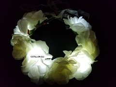Cotillon Vincha Corona Flores Luminosa Led - comprar online