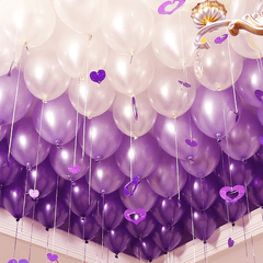 50 Globos Perlados Violeta 12 Pulg Casamiento Fiesta Deco en internet