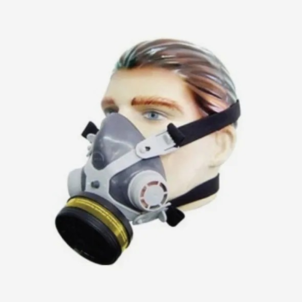 Mascara Respirador Facial Pintura Gases Vapores Organicos