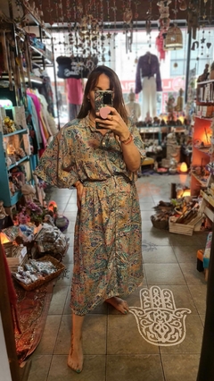 Vestido/Kimono seda