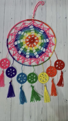 Mandala tejido de 7 chakras - comprar online