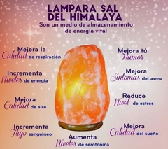 Lampara de sal - chimenea  de las hadas