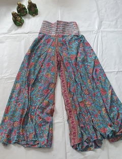 Pantalón Pata elefante de seda art 480 - tienda online