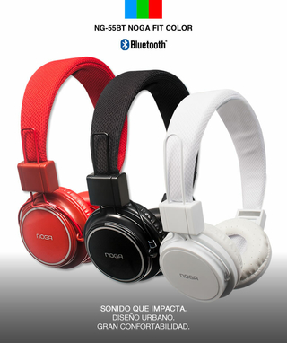 Auriculares Fit Color Bluetooth Noga NG-55BT