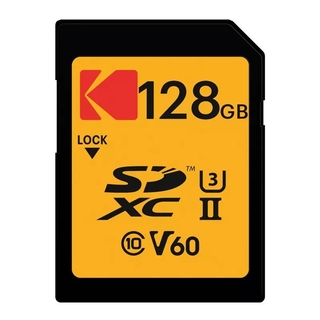 Tarjeta de memoria KODAK 4k/8k Ultra HD 128 GB