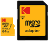 Tarjeta de memoria microSDXC KODAK con adaptador 64 GB - comprar online