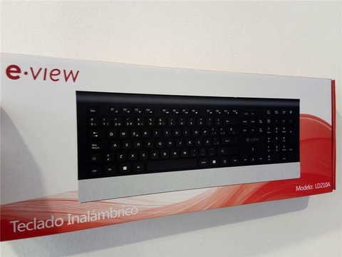 Teclado inalámbrico e-view LD210A