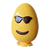 Placa huevo emoji anteojos 15cm Parpen