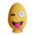Placa huevo emoji guiño 15cm Parpen