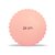 Plato Sol Rosa pastel 24cm - comprar online