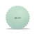 Plato Sol Verde Agua 26cm - comprar online