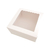 Caja 19x19x9,5cm Cartulina blanca con visor - comprar online