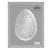 Molde huevo pascua corazones 15cm - comprar online
