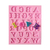Molde de silicona abecedario decorado - comprar online