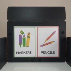 A4 "School supplies" Material didáctico en inglés Tamaño A4 - comprar online