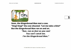 A3 Cuento tamaño A3 Título "The gingerbread man" - tienda online