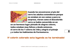 Imagen de A3 Cuento tamaño A3 (grande) Título "La leyenda del Cerro de los 7 colores"