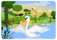 A4 Cuento tamaño A4 (chico) Título "The Ugly Duckling" en internet