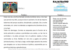 A4 CUENTO Tamaño A4 (chico) Título: "LA FOCA CORNETA Y SU CARETA." en internet