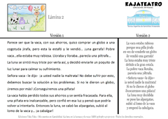 Imagen de A4 CUENTO Tamaño A4 (chico) Título: "LA LUNA EN LA HAMACA Y LA VACA."