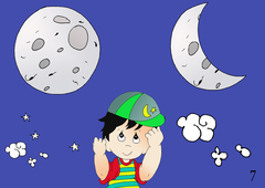 A4 CUENTO Tamaño A4 (chico) Titulo: "RAMIRO Y LA LUNA."