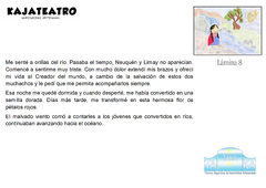 A3 CUENTO Tamaño A3 (grande) Título: "AYLEN Y LA LEYENDA DEL RIO NEGRO."