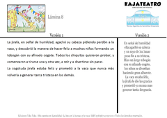 A4 CUENTO Tamaño A4 (chico) Título: "LA LUNA EN LA HAMACA Y LA VACA." - Hauska