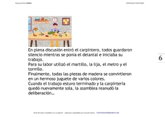 A4 Cuento tamaño A4 (chico) título: "Asamblea en la carpintería" - comprar online