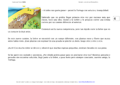 A4 CUENTO Tamaño A4 (chico) Título: "LA LIEBRE Y LA TORTUGA SE HACEN AMIGAS." - tienda online