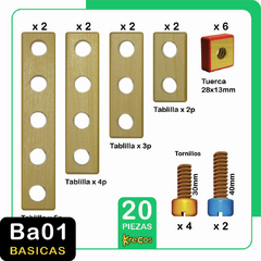 Kit Piezas Extras Ba01