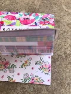Block surtido "Botanical" ( 120 papeles tamaño 10x10 cm) - comprar online