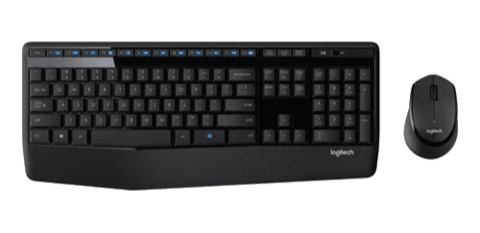 Kit de teclado y mouse inalámbrico Logitech MK345