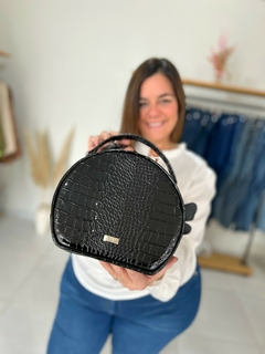 Cartera Circulo Negra