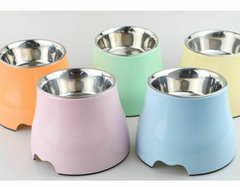 Comedero Bowl Elevado Melamina Inox Para Perros SD126 | SD127 - comprar online