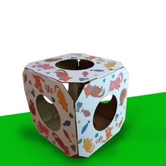 Cubo Casa Dado 30 X 30 Para Gatos Carton - comprar online