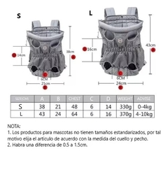 Mochila Canguro Acolchonada Espalda Pecho Moto Bici SD131 | SD132 en internet