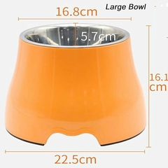 Comedero Bowl Elevado Melamina Inox Para Perros SD126 | SD127 en internet