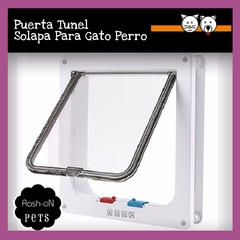 Puerta Tunel Solapa Para Gato Perro 25 X 23cm