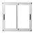 Ventana Corrediza Linea Modena 100x100 - comprar online